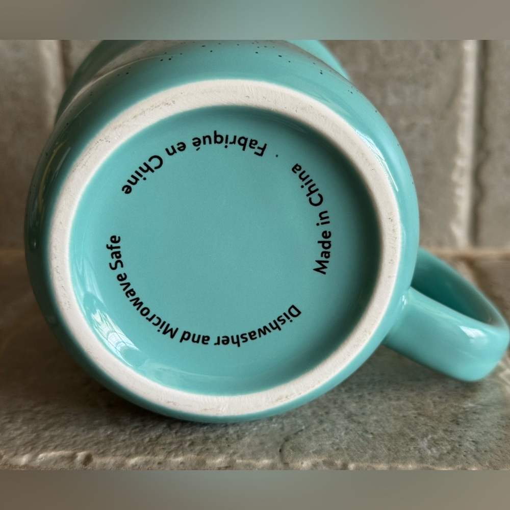 Life Is Good Beach List aqua mug NWOT - Picture 3 of 5